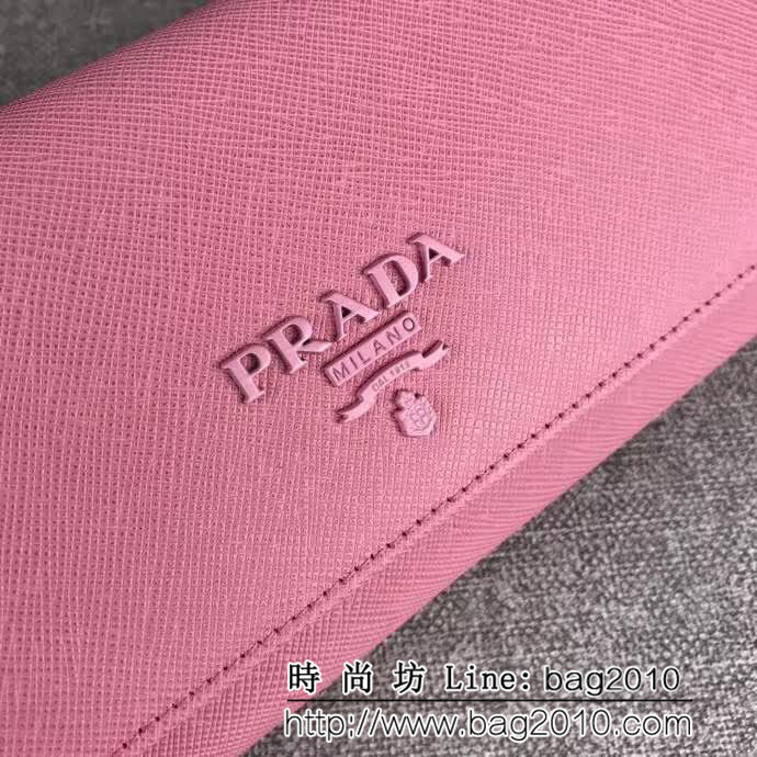 PRADA普拉達 官網同步 簡單時尚 新款女士翻蓋錢夾 1MH132 DD1006